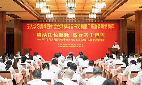 “賡續(xù)紅色血脈 踐行實干擔當” <br>深入學(xué)習(xí)貫徹四中全會精神與總書記視察廣東重要講話精神